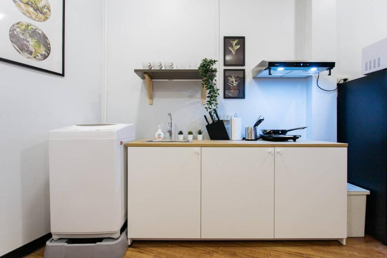 U3 Large 2 Bedroom Full Kitchen Near Bts Udomsuk Appartement